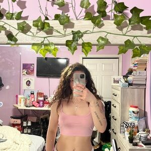 Divided Light Pink Top